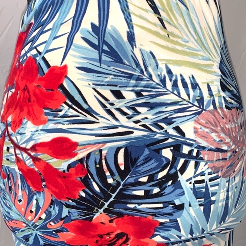Seduction Floral Tropical Mini Skirt - Picture 5 of 7
